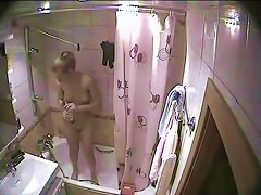Teen In Bathroom And Shower